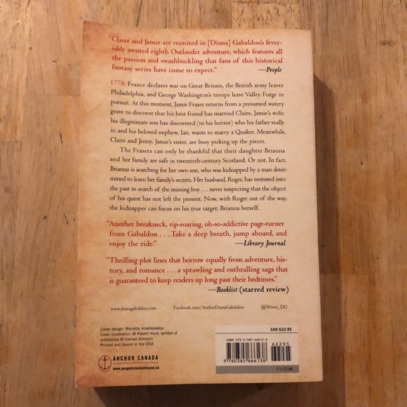 Written In My Own Heart's Blood by Diana Gabaldon - Picture 2 of 3